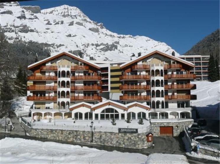 Appartement Residenz Ambassador B11 à Loèche-les-Bains Extérieur photo