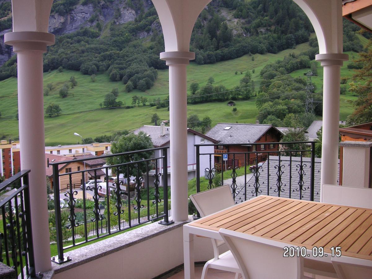 Appartement Residenz Ambassador B11 à Loèche-les-Bains Extérieur photo
